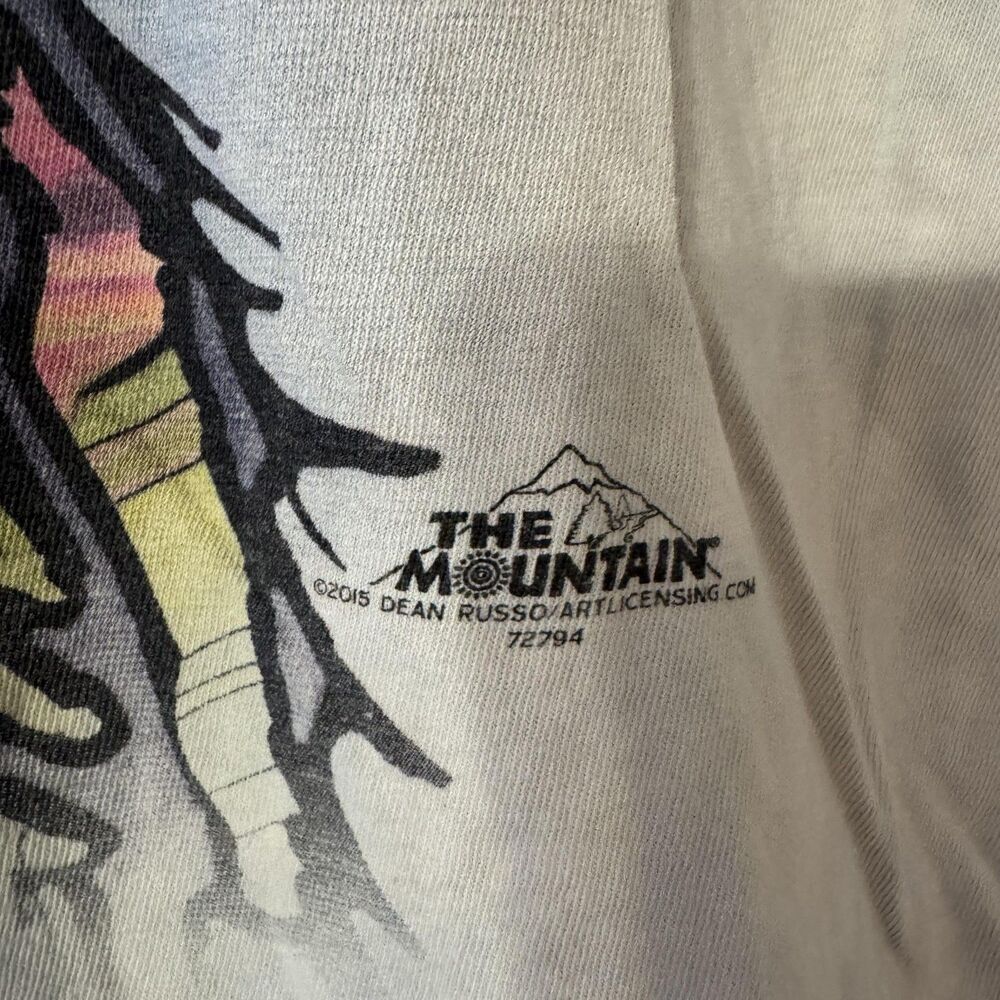 The Mountain Dog Is Love Shirt Mens XL Gray Tie Dye Dean Russo Graphic Tee - Picture 3 of 7